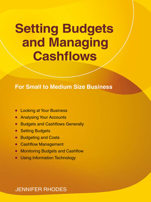 cover image of Setting Budgets and Managing Cashflows
